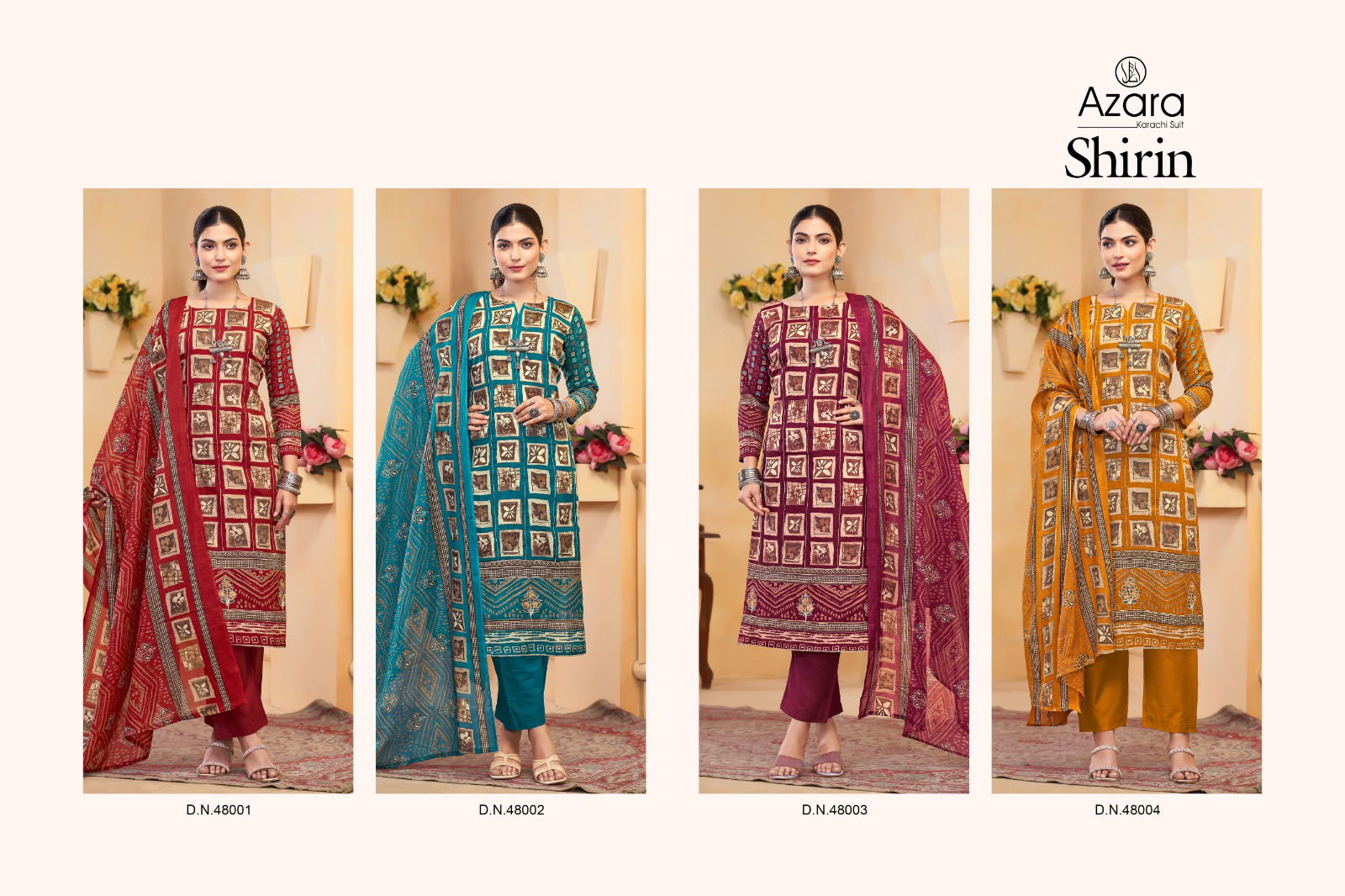 Shirin By Radhika Azara Lawn Cotton Dress Material Wholesale Shop In Surat